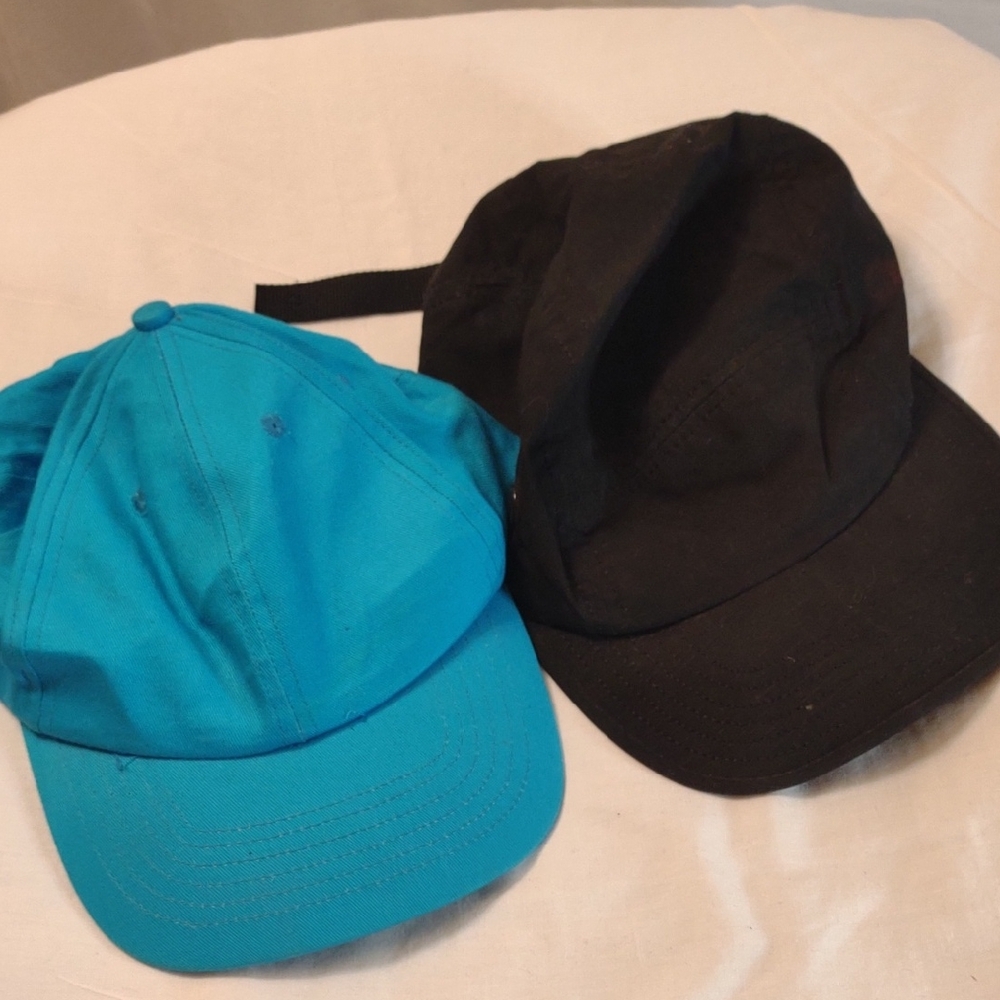 Lady's Teal and Black Casual Caps - OSFM